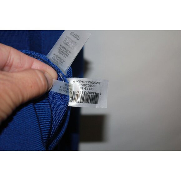 Guess Womens Sleeveless Blue Size M Bodycon Cocktail Bandage Dress Unique LaceUp - Picture 15 of 15